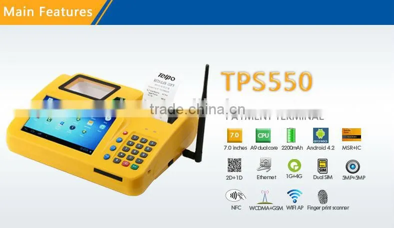 2014 Hot Sale All-in-one Android POSwith Card Skimmer