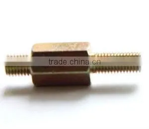 hexagon bolt with two side double thread