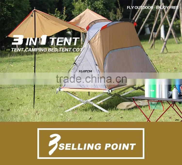 Outdoor camping cabin Tent Cot with tent bed