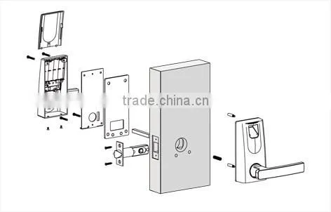 ospon technology Keyless fingerprint door lock