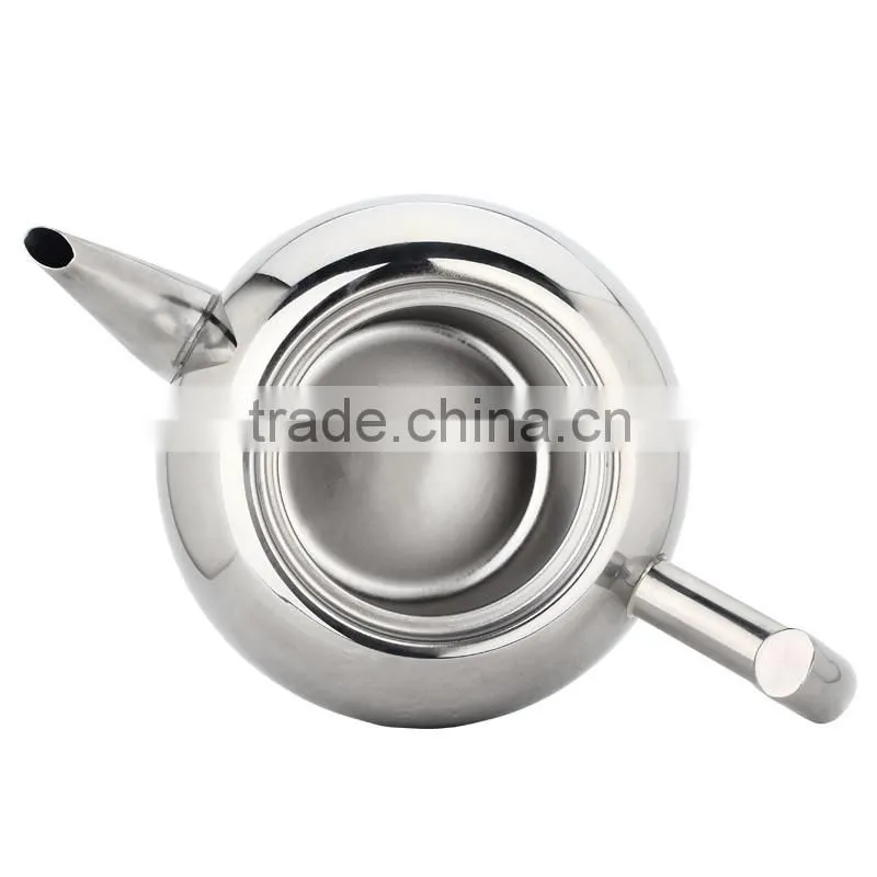 stainless steel tea pot coffee pot with strainer