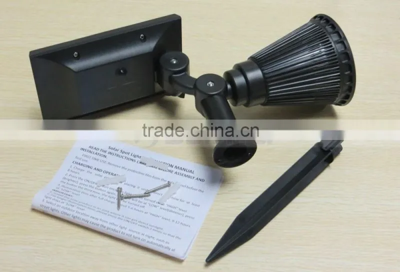 Waterproof Landscape 4 LED Solar Spotlight Outdoor Wall Lamp