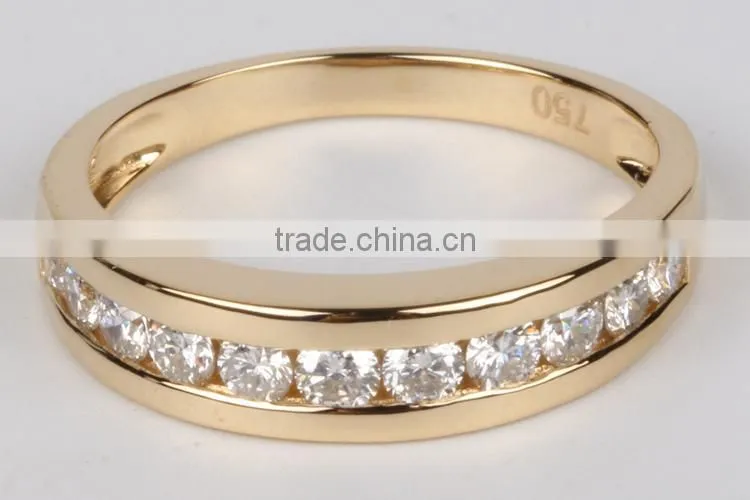 Polly Latest wedding ring designs, 18k gold new model wedding ring