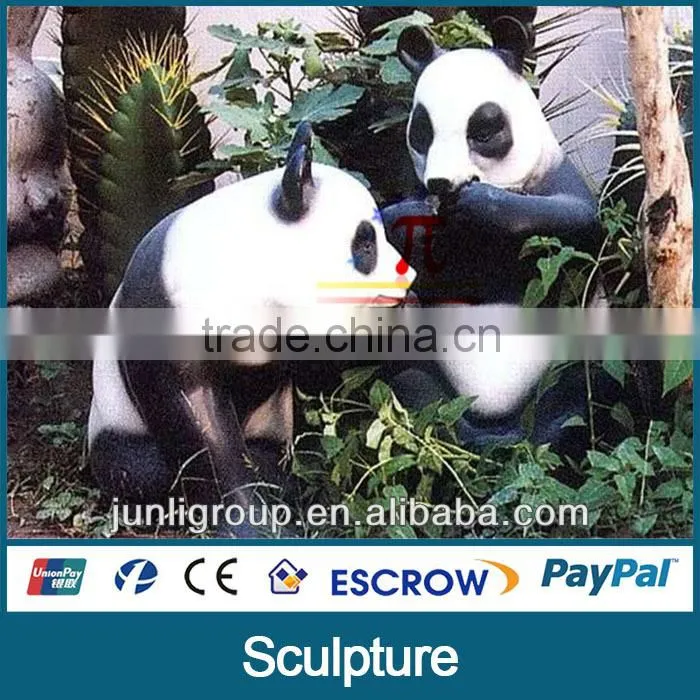 JLSA-J-0108 China supplier fiberglass panda for theme park