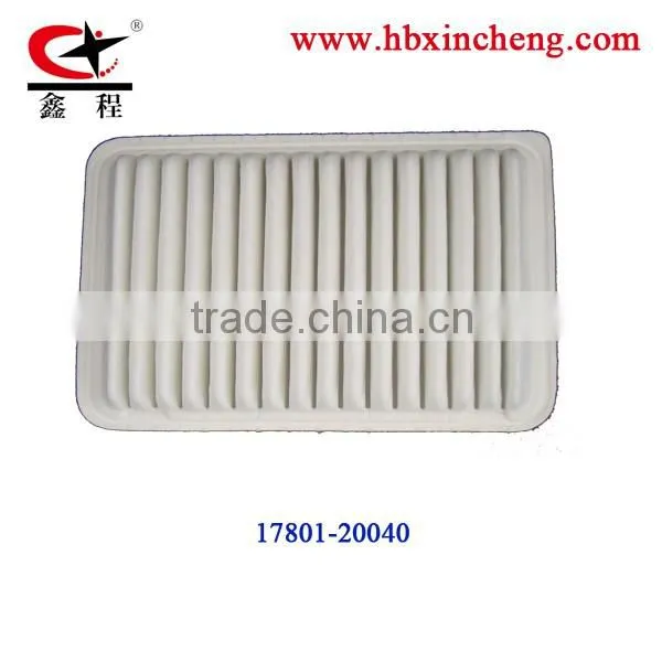 hebei junxiang auto parts /accessories air filter with the OEM 17801-22020