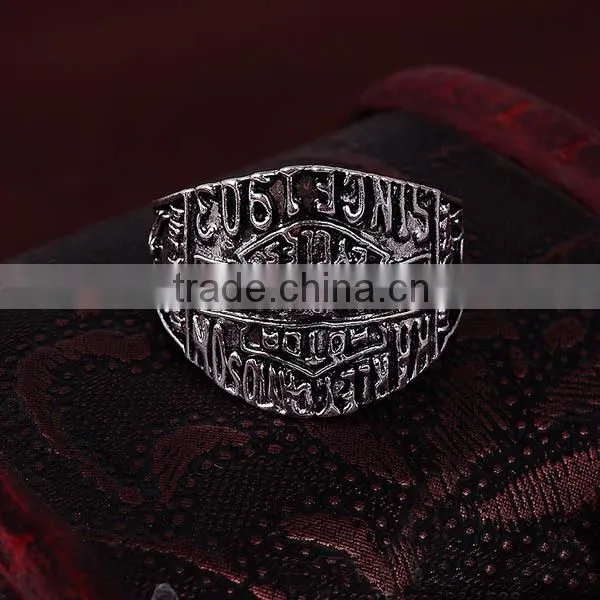 Top Quality Men's Zinc Alloy Wholesale Skull Rings