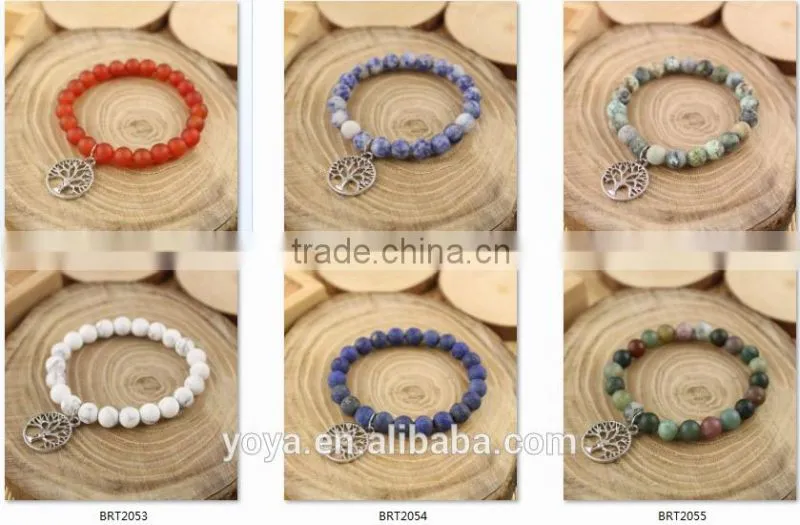 BRH1503 Lapis beads blue druzy elastic bracelet, india druzy jewelry