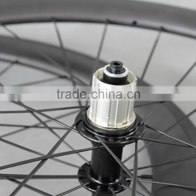 super light tubular carbon wheels road bike bicycle wheelset 56mm tubular ican 2016 new wheels W56T