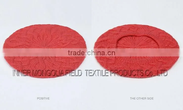 Solid Cashmere Beret,100% Pure Cashmere Beret, Cashmere Hat
