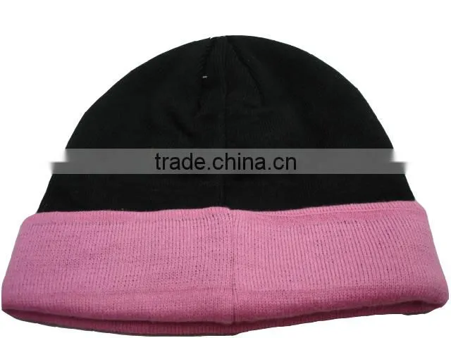 Custom jacquard knitted beanie