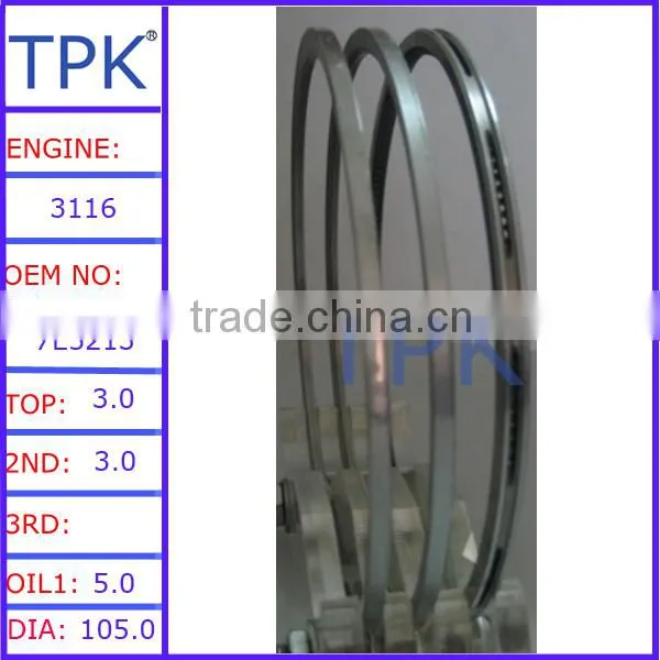 3304 piston ring, 2W1709, 3304PC, 3304DI ring set