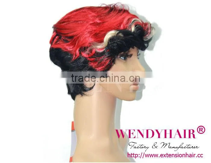colorful synthetic wig best quality wholesale price
