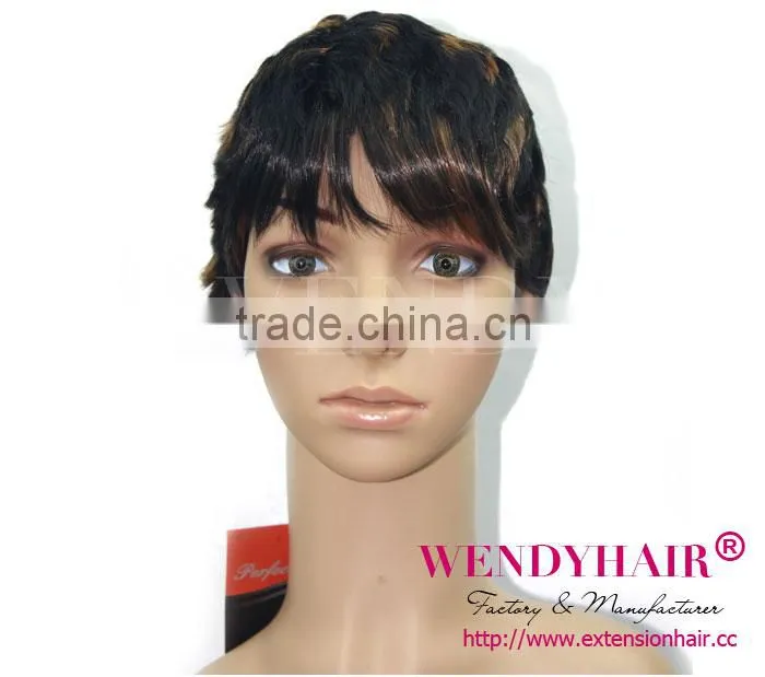 Fashion and unique Wendy synthetic wig short wig loose curl best quality