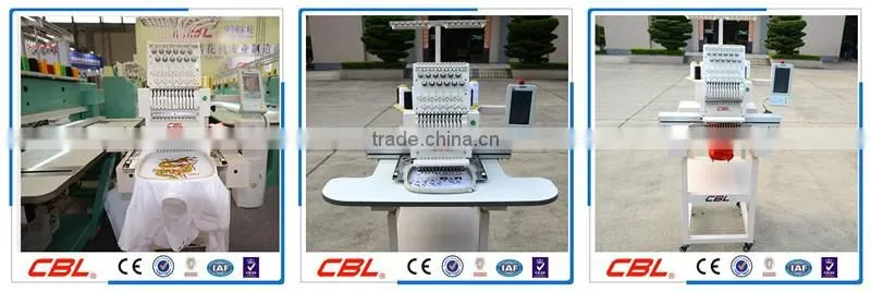 New single head embroidery machine with 12 colors