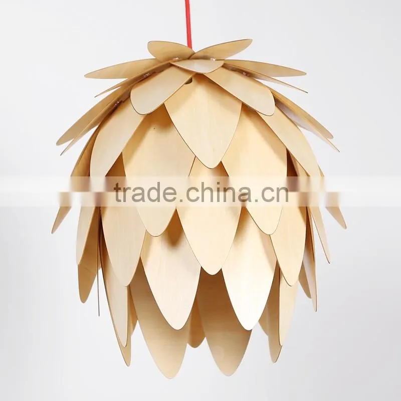 Wooden LED pendant light JK-8005B-29 China Supplier High Quality Indoor Pendant Lamp Wooden Lights