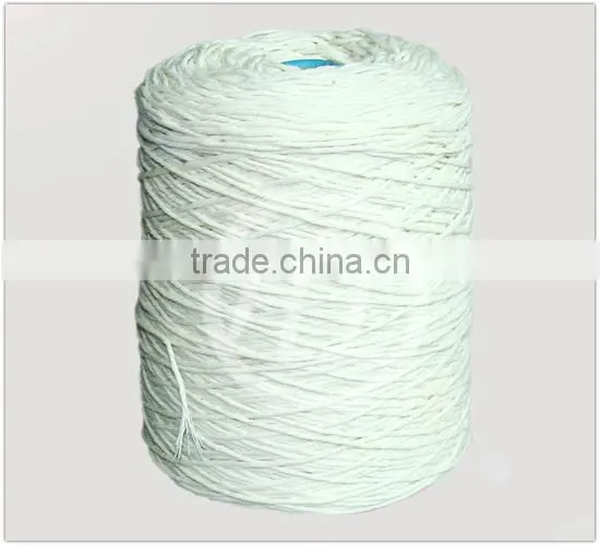 Bleach white color cotton blend spun yarn