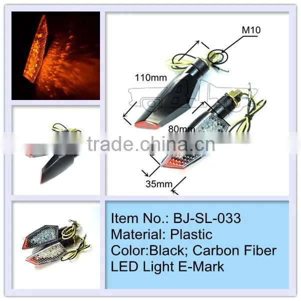 Universal emarked abs housing 12V motorcycle led turn signal