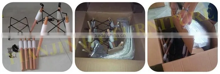 Cheap Replica EMES style wooden legs PP Plastic Chair with low price