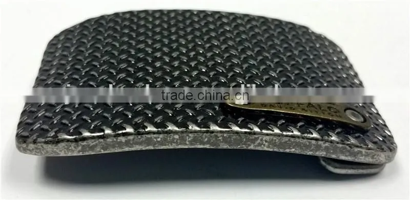 High quality pearl gun iron belt buckle , custom belt buckle