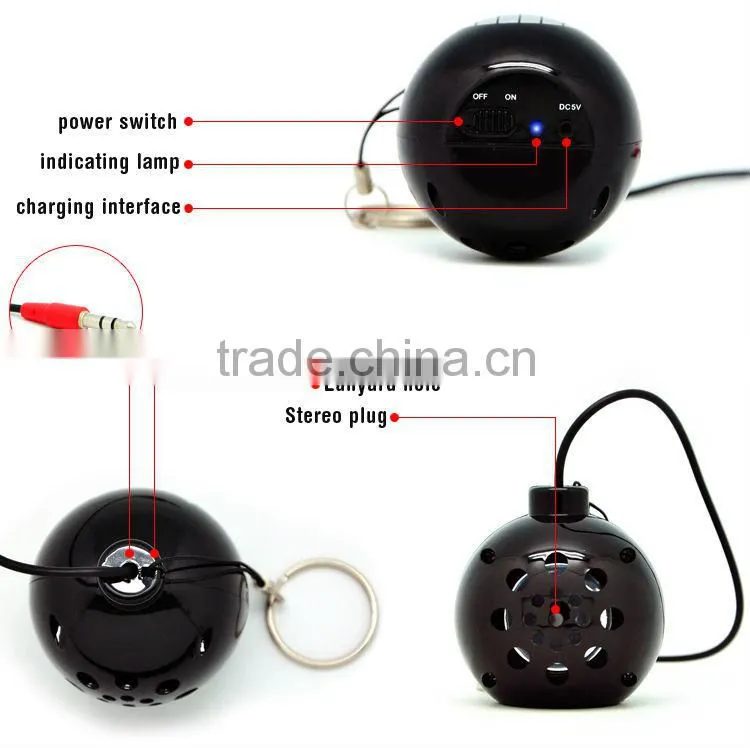 Wholesale rechargeable bomb speaker (NT-EI002)