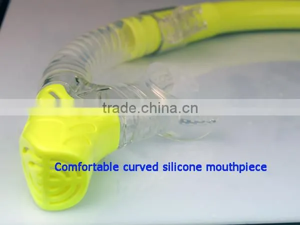 Silicone Diving Snorkel Dry Snorkel