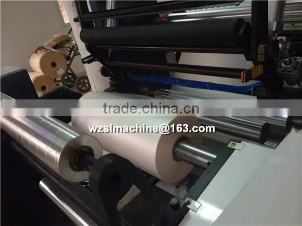 High speed plastic film rotogravure press