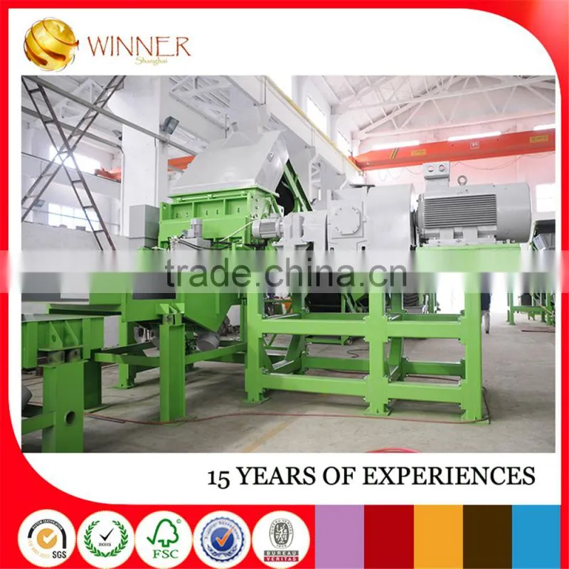 Tire Machine Used Plastic Recycling Machine Price Factory