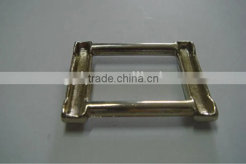 metal shiny adjustable decorative belt buckle