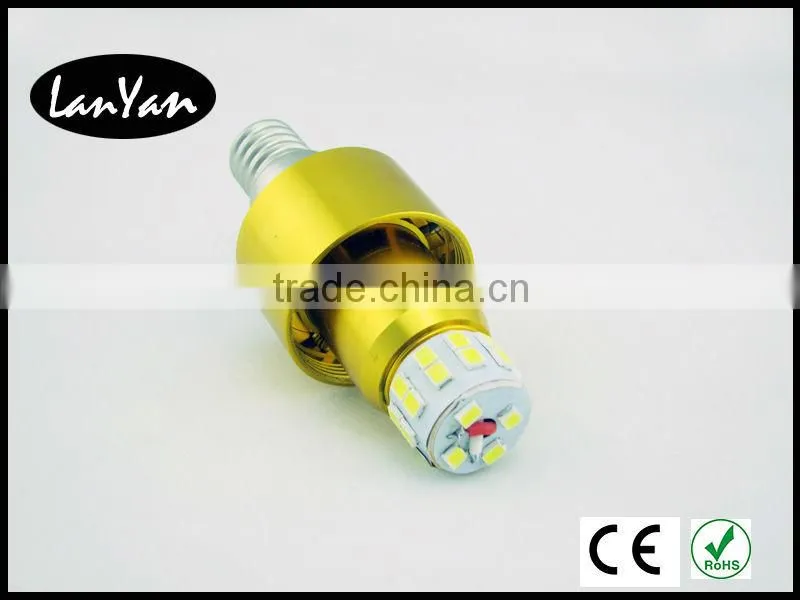 e12 4W Aluminum Alloy LED Candles Light Bulb with CE ROHS GS SAA