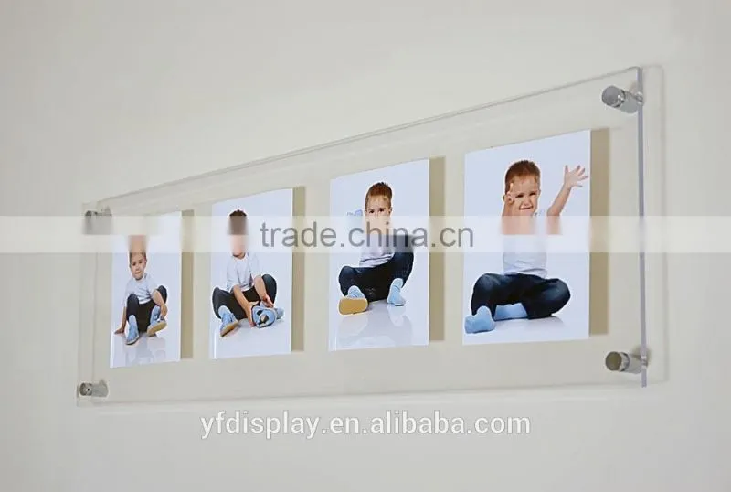 High Clear Acrylic Wall Hanging Photo Frames