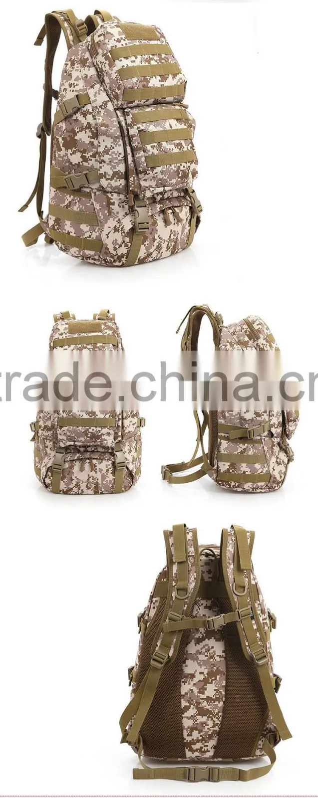 Outdoor mounteering travel molle tactical bag military