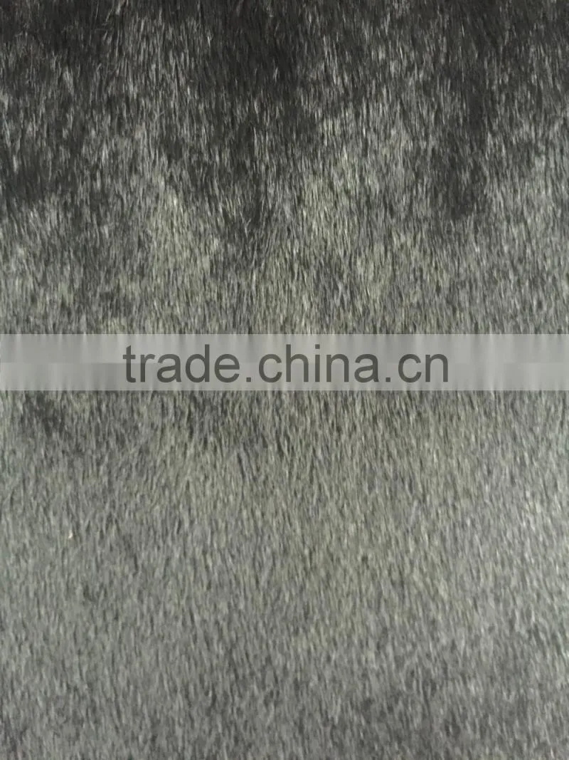 flock fabric imitation the horse fur use for shoes