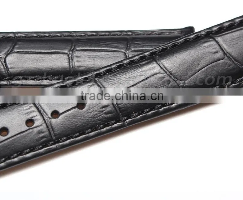 18|19|20|21|22mm high quality genuine leather Men and women's Watch strap with fashionable buckle