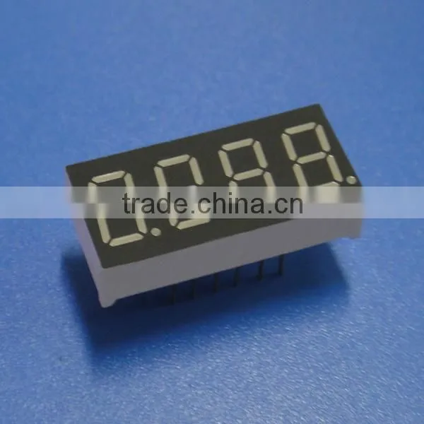 7 segment led display 4 digit 0.28 inch led display with different color