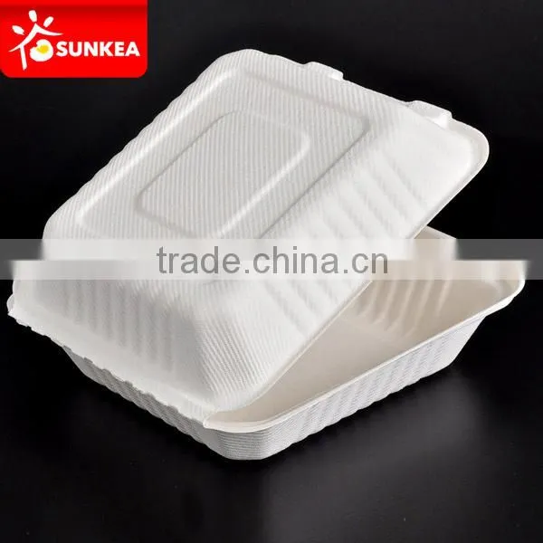 Eco-friendly pulp hamburger box, fast food box