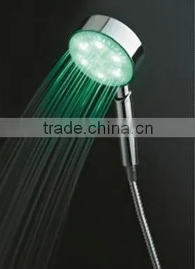 LED light shower head LED shower faucet temperature control shower head colorful rain shower LED hand showers