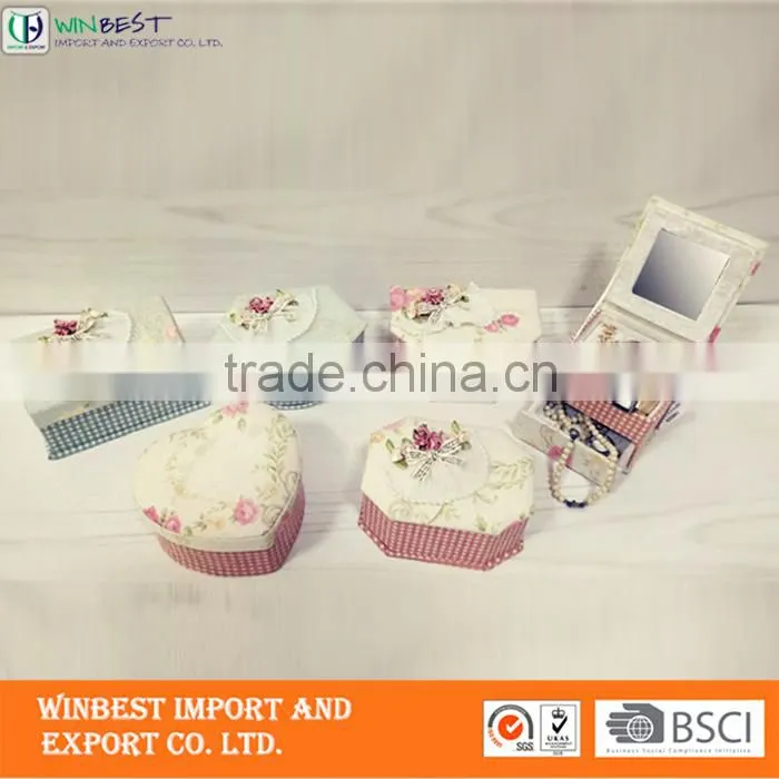 Folding sewing basket with handle colorful