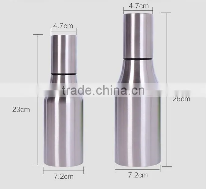 Premium Quality Stainless Steel Olive Oil Dispenser Leakproof Oil Bottle