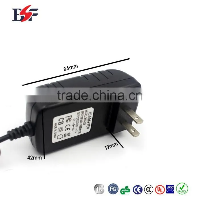 12v wall mount ac dc power adapter