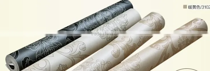 new design non woven sparkle wallpaper wall covering paper
