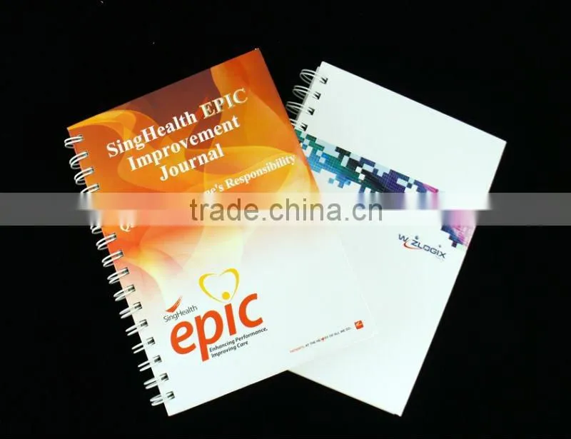 sprial binding notepad notebook