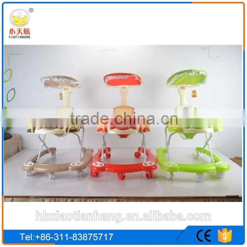 inflatable round baby trolley walker for infant