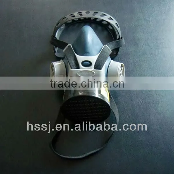 2016 actived carbon filter gas mask military gas mask rubber frame military respirator gas mask supplier in China