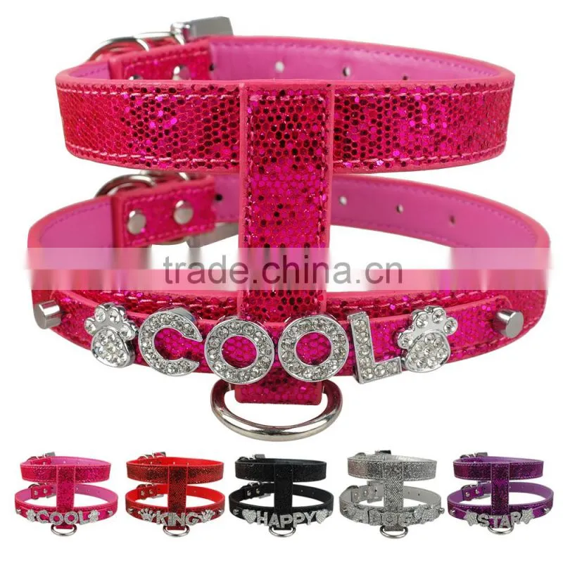 Rhinestone bling 10mm Alloy charm slide charms