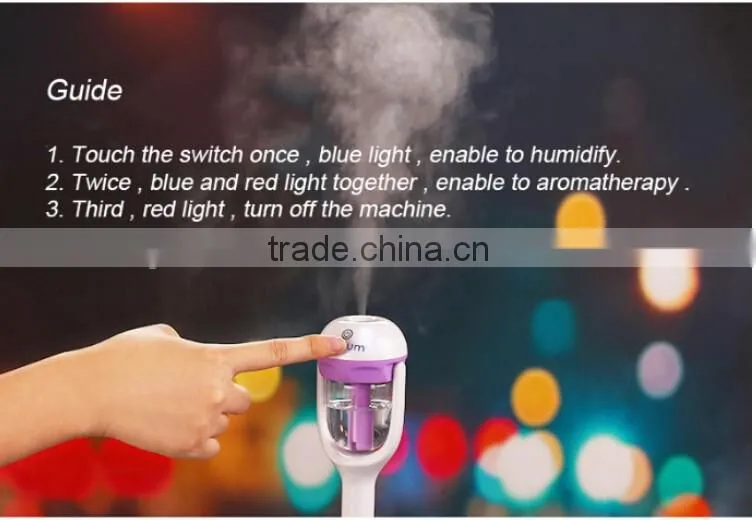 2016 innovative product Car Ultrasonic Aroma Diffuser, Car Ultrasonic Humidifier, Car USB Humidifier