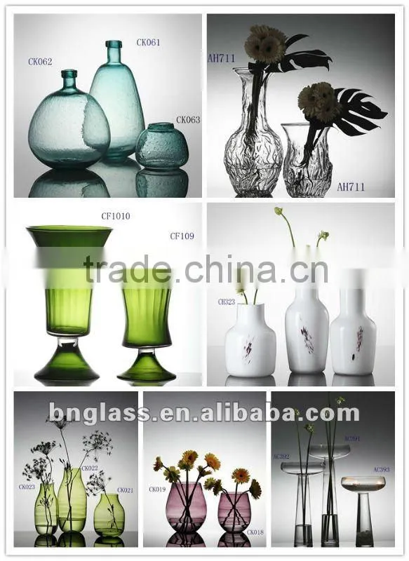 Home deco fashion types of flower vase