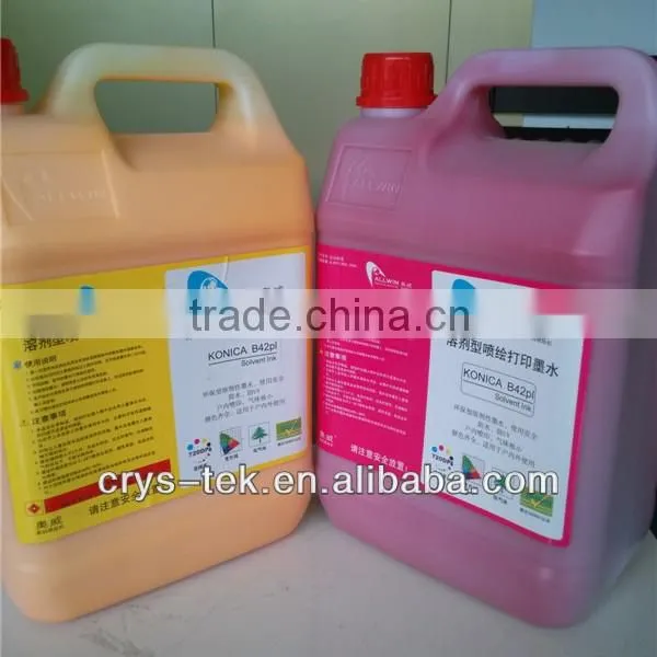 CRYSTEK Konica print head Allwin / TOYO solvent ink for large format solvent printer