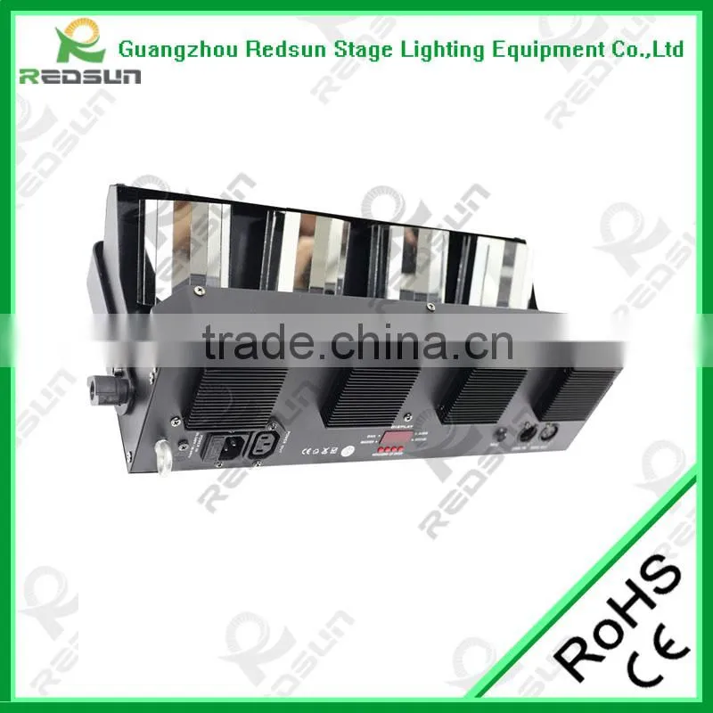Professional delicate 60W DMX RGBW 4in1 LED Four Head Scan Light