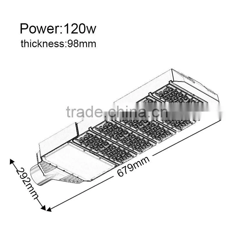 120W IP67 Waterproof Led street light