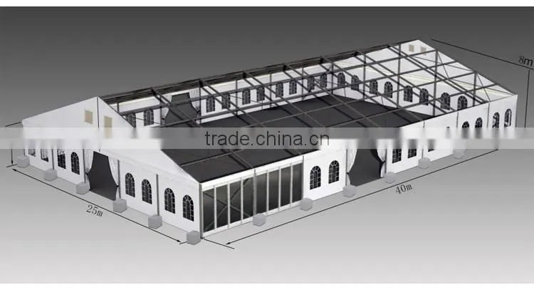 2000 people wedding event tent